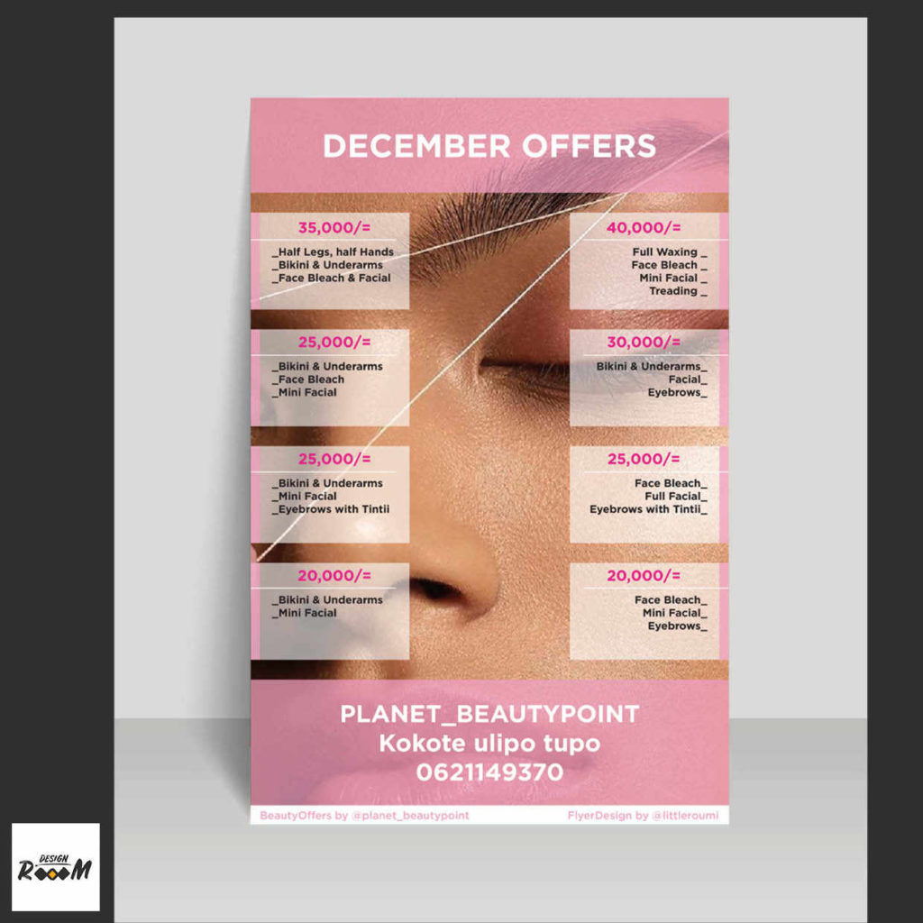 Referenz Gestalten. Planet_BeautyPoint Flyer, gestaltet von Design RöööM